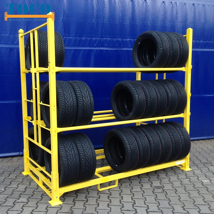 Competitive Painted Building Materials Movable Pallet Stacking Equipment with Plywood Deck